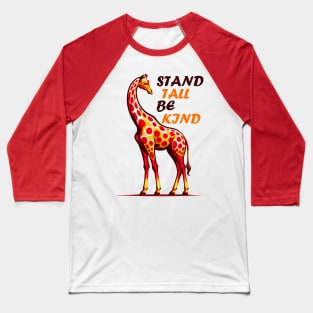Giraffe African animal Baseball T-Shirt
